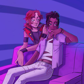 Неоново-фиолетовый