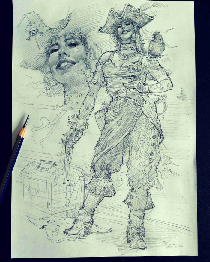 Пиратка Карибского Моря.