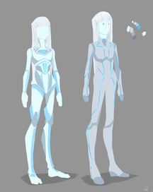 Concept female android