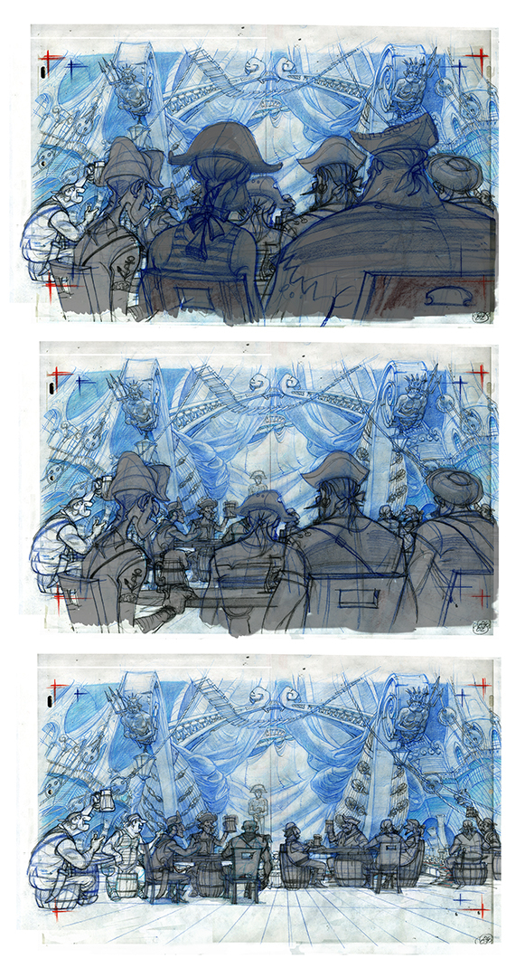 Разработка локации для мультфильма.