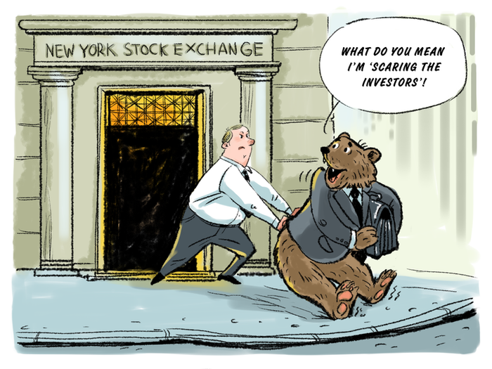 "Медведь" на бирже NYSE