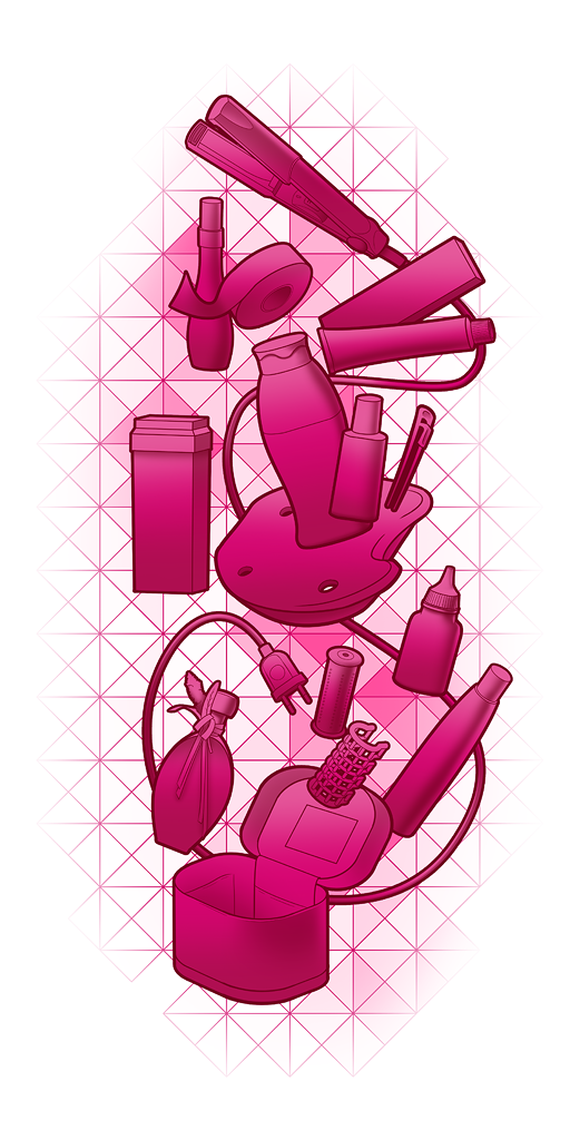 Наклейка на окно магазина косметики 3