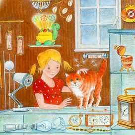 Часы и свет. Для детской энциклопедии.