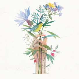 Из капель росы и нитей паутины, мой букет!