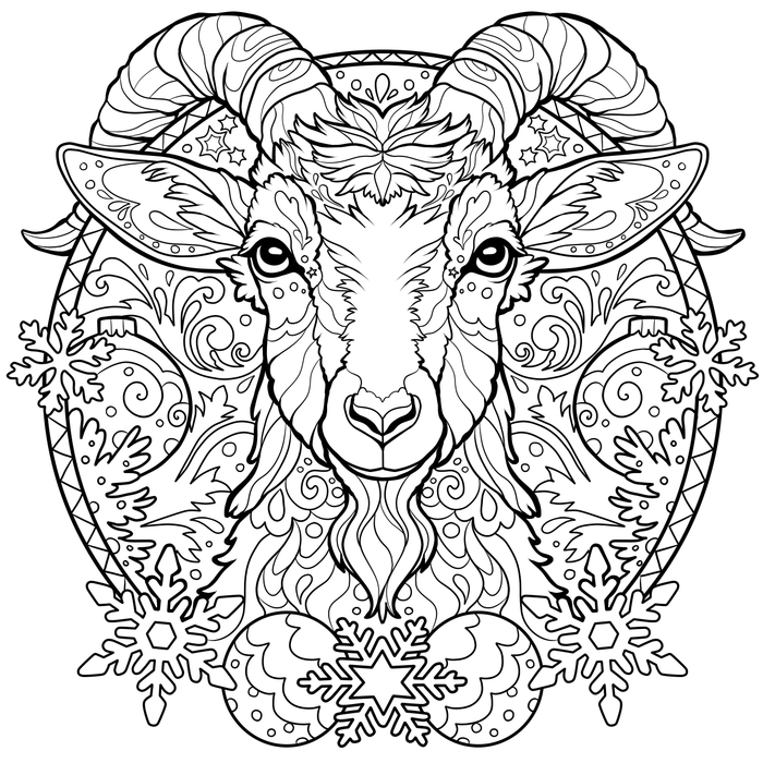 Иллюстрация для раскраски 