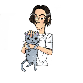 кот и человек