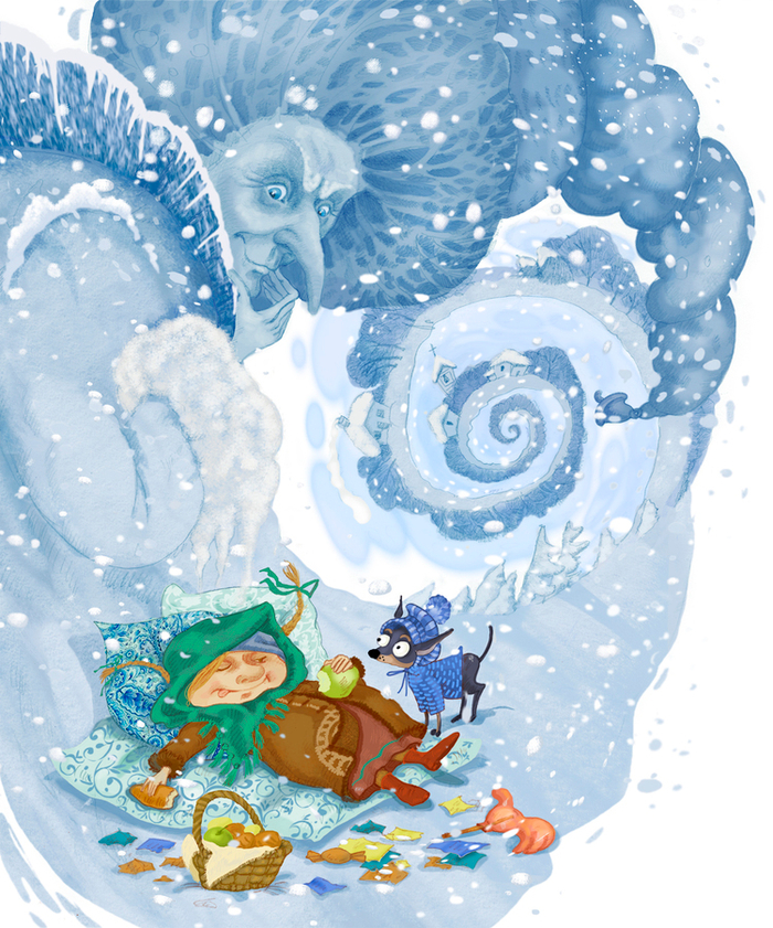 к сказке "Метелица" 4 разворот