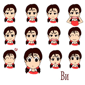 Девочка Ви