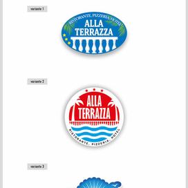 Вывеска для отеля "Alla Terazza"