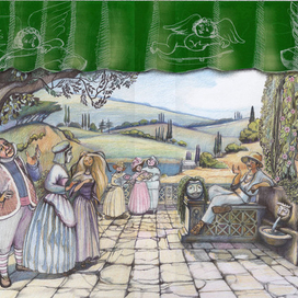 иллюстрация к произведению Шварца "Обыкновенное чудо"