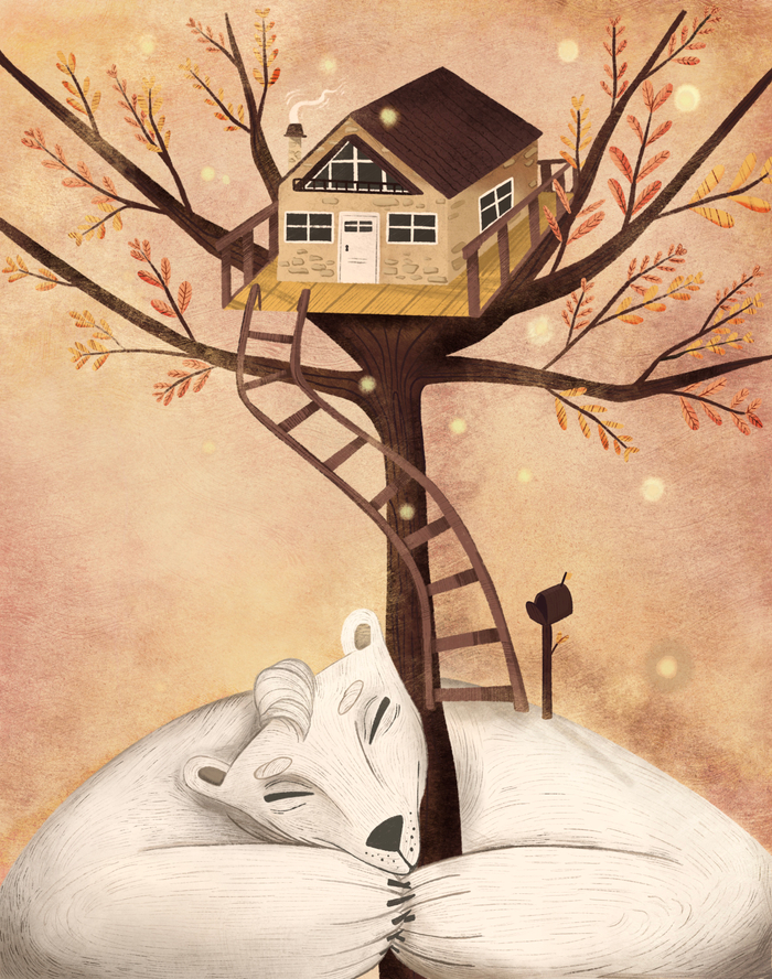 Иллюстрация к конкурсу Александры Дикой "Magic Houses"