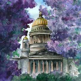 Исаакиевский. Сирень