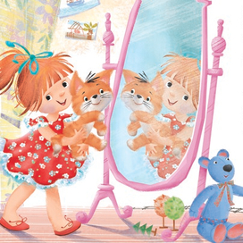 Татьяна Коваль "Котёнок и Зеркало"