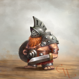 гном гладиатор