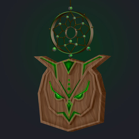 Амулет "мудрый филин"