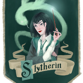 Ученица факультета Cлизерин 