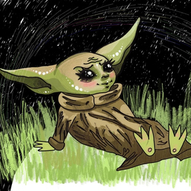 Грогу-девочка