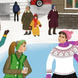 Зимние картинки, sketches