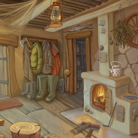 Рыбацкая хижина 3