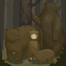 Злотовласка и три медведя