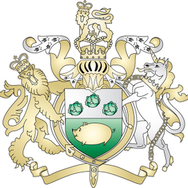 Британия в капустной короне. Герб (сказочный)