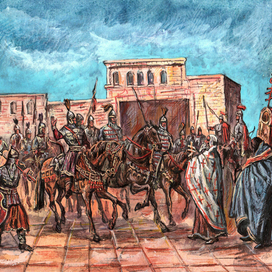 Принятие христианства князем гуннов Гродом