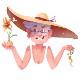 Ба садовница