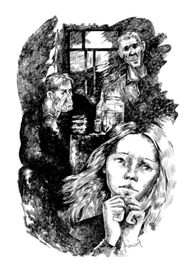 Иллюстрация к книге В. Данихнова "Девочка и мертвецы"