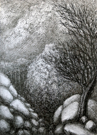 пейзаж с камнями