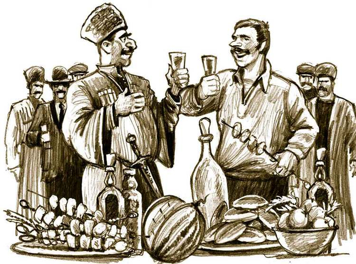 Илл.  к книге В.Абросимова "П......... за см...."