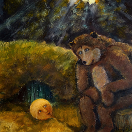 Колобок и Медведь