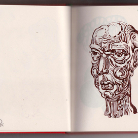 набросок в поезде