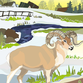 Иллюстрация к календарю "Месяцеслов"