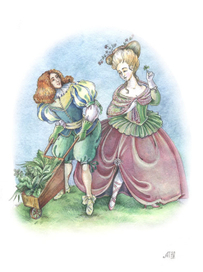 Зеленый салат.