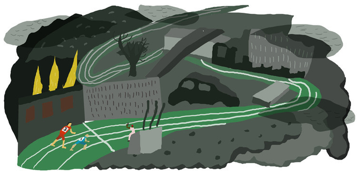 в Большой город