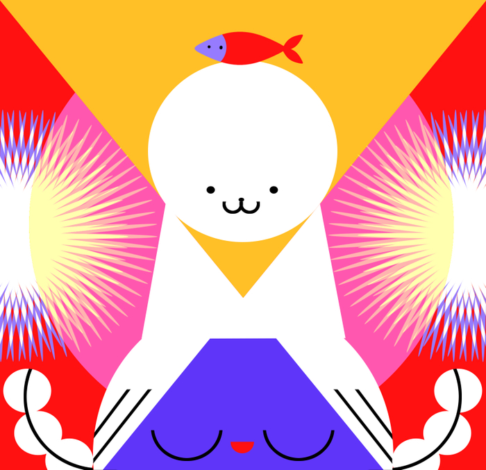 Рыба,девочка,тюлень