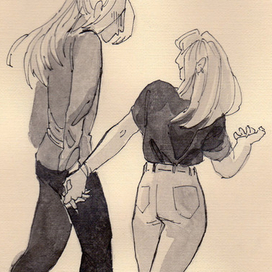 Прогулка вместе