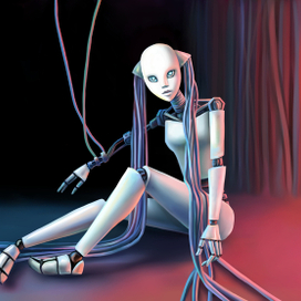 Робот на подзарядке