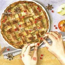 Пирог с блоками