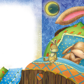 Оформление детской книги "Сонные сказки"