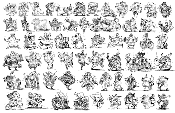 наброски - импровизации