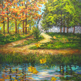 Листочки летят-прощаются с нами,а ветер осенний им песню поет.