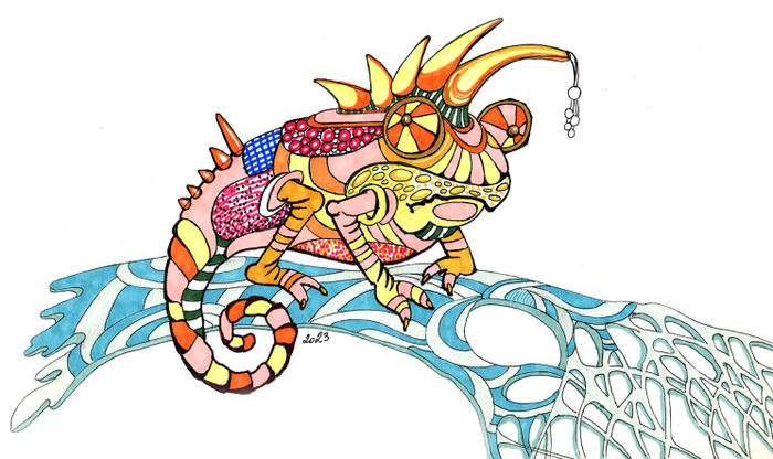 цвет настроения - синий.