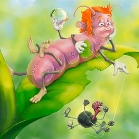 Скучно тут у вас в лесу.