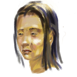 Грустная девочка