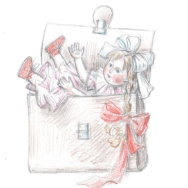 Евгений Шварц "Первоклассница", иллюстрация