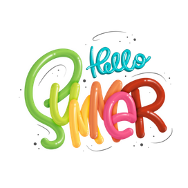 Hello Summer lettering 3D | Леттеринг Привет лето 3Д