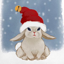 Зимний кролик