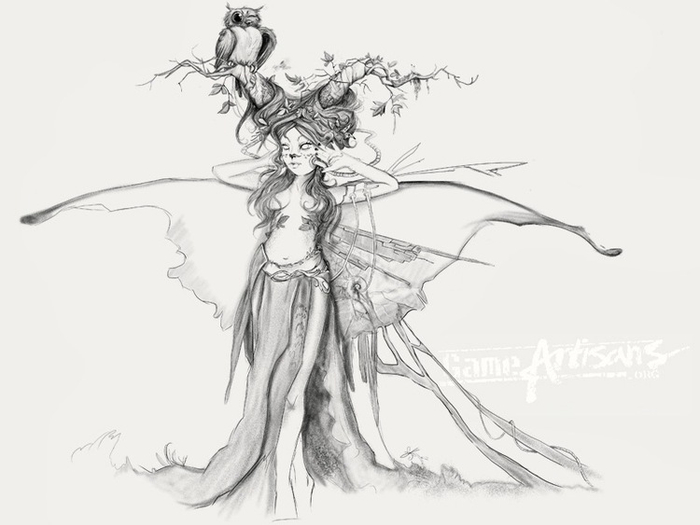 Скетч персонажа