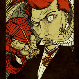 Tarot of Science - Дьявол - Николай Лобачевский